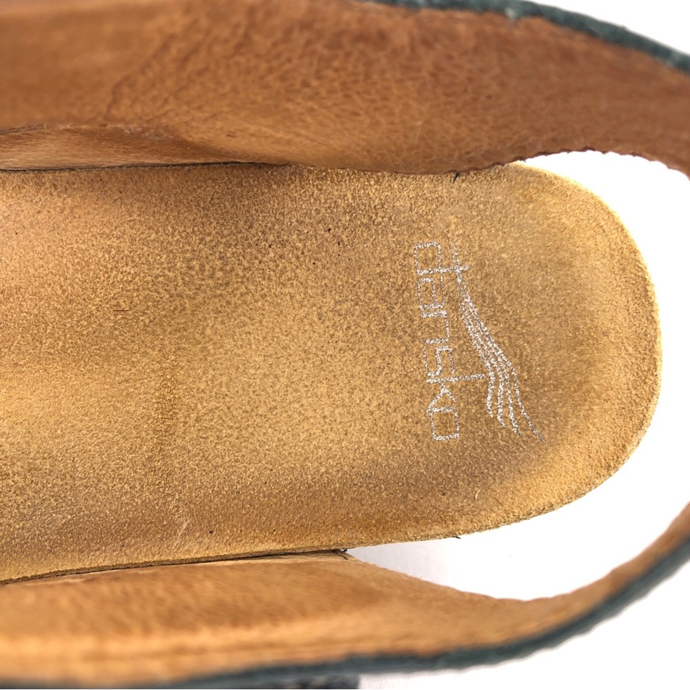 Dansko Tiana Peep Toe Wedge Sandals EUR 41 - Picture 9 of 15